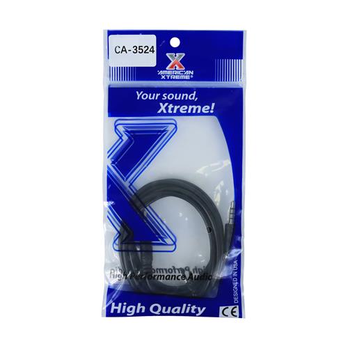 CABLE AUDIO 1 PLUG 3.5 X 1 PLUG 3.5 4 POLOS 1.5MT