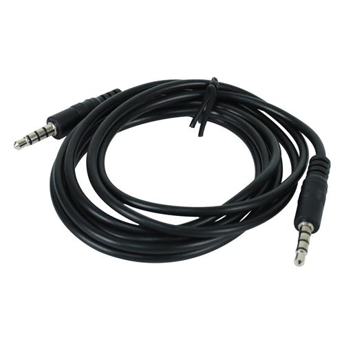 CABLE AUDIO 1 PLUG 3.5 X 1 PLUG 3.5 4 POLOS 1.5MT