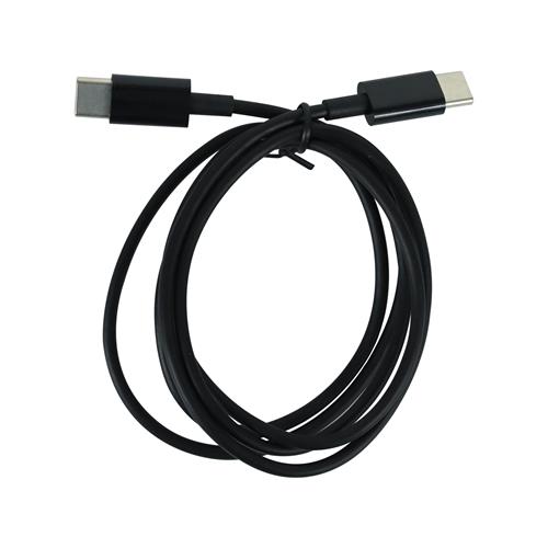 CABLE TIPO C X TIPO C NEGRO 1MT