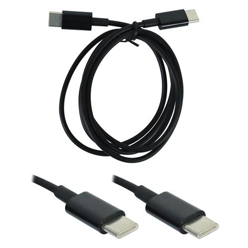 CABLE TIPO C X TIPO C NEGRO 1MT