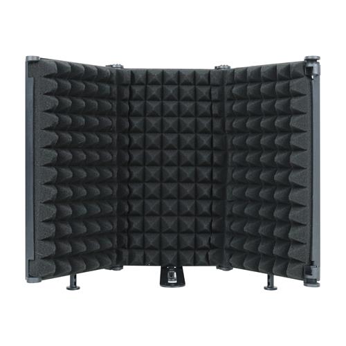PANTALLA ACUSTICA PORTATIL PARA MICROFONO 3 PANELES