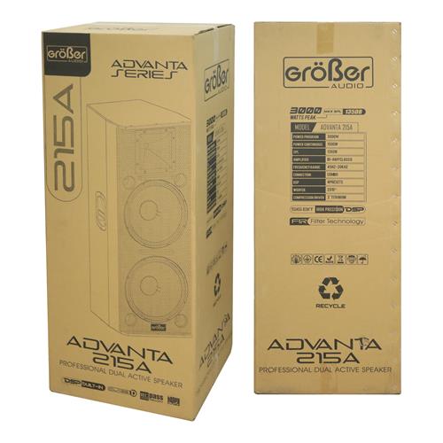 CAJA ACTIVA DOBLE ADVANTA-SERIE CON DSP 15 3000W - DESC