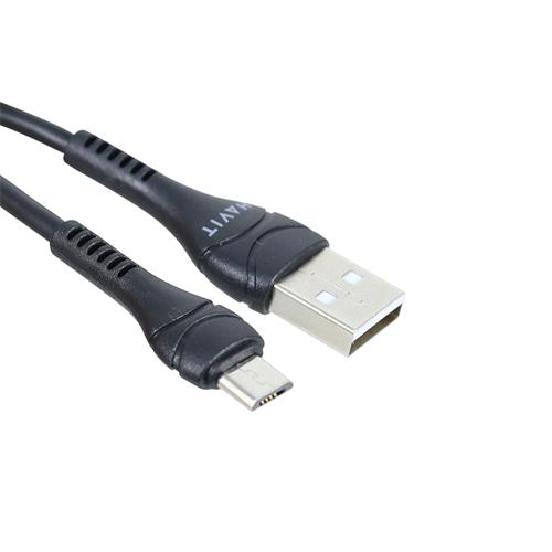 CABLE USB MACHO X MICRO USB NEGRO 1MT