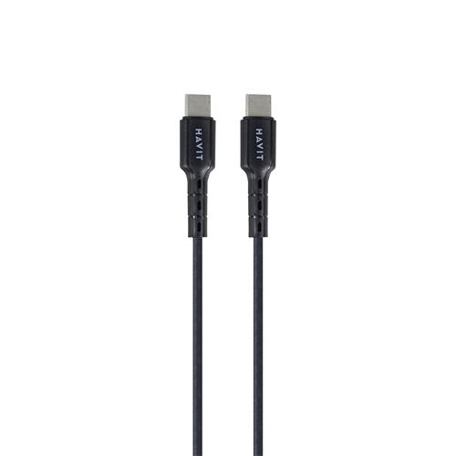 CABLE TIPO C X TIPO C NEGRO 1MT