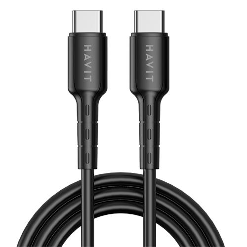 CABLE TIPO C X TIPO C NEGRO 1MT
