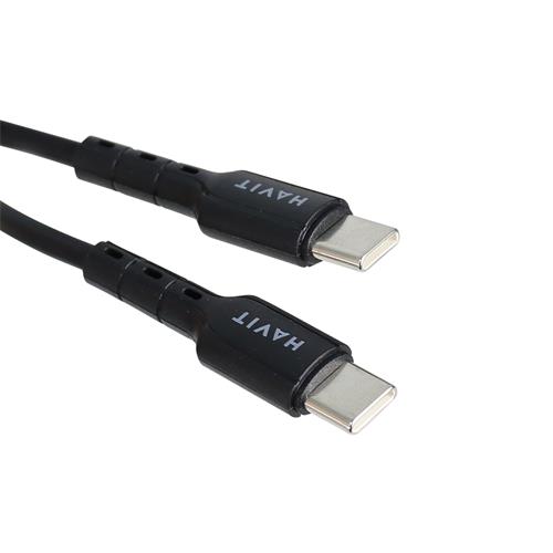 CABLE TIPO C X TIPO C NEGRO 1MT