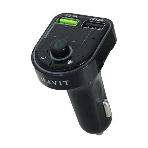 TRANSMISOR FM PARA CARRO CON CARGADOR/USB MP3/BT