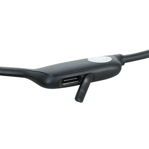 AUDIFONO CONDUCCION DE AIRE BLUETOOTH NEGRO
