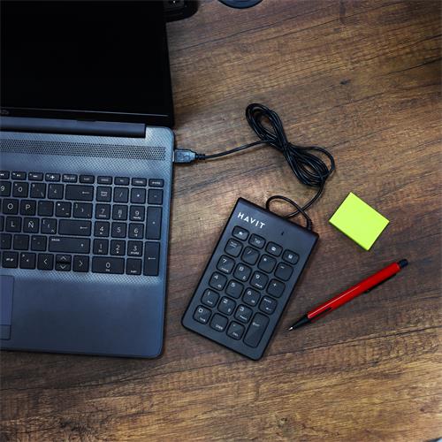 TECLADO NUMERICO USB CON 23 TECLAS