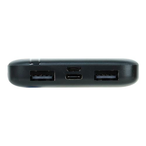 CARGADOR PORTATIL USB 10000MA NEGRO