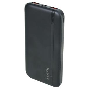 CARGADOR PORTATIL USB 10000MA PD20W CARGA RAPIDA NEGRO