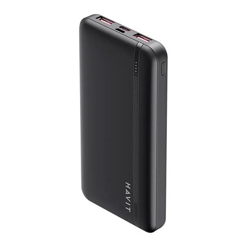 CARGADOR PORTATIL USB 10000MA PD20W CARGA RAPIDA NEGRO