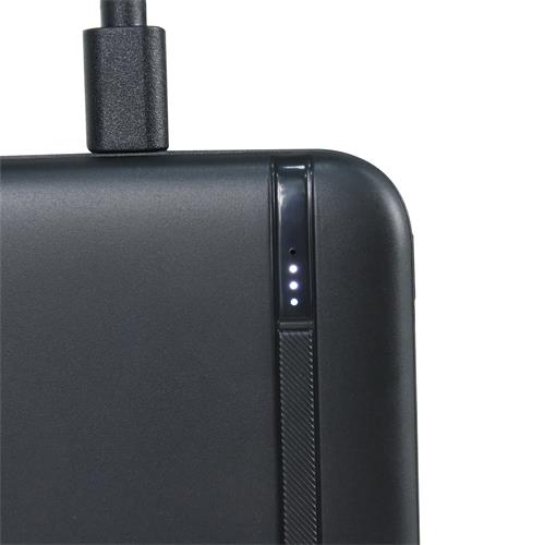 CARGADOR PORTATIL USB 10000MA PD20W CARGA RAPIDA NEGRO