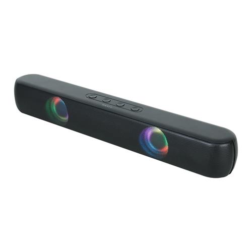 PARLANTE MULTIMEDIA MINI BARRA SONIDO CON LED/USB/TF/AUX/BLT