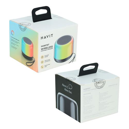 PARLANTE MP3 PORTATIL CON BLUETOOTH/360 MULTICOLOR
