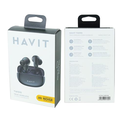 AUDIFONOS INAL. TWS EARBUDS CON CANCELACION DE RUIDO NEGRO