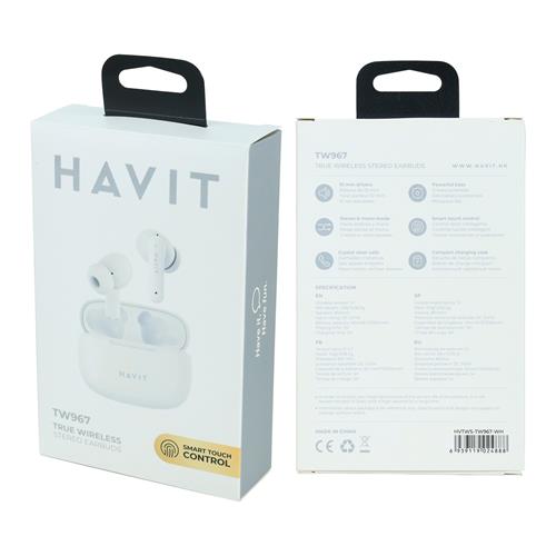 AUDIFONOS INALAMBRICOS TWS EARBUDS BLANCO