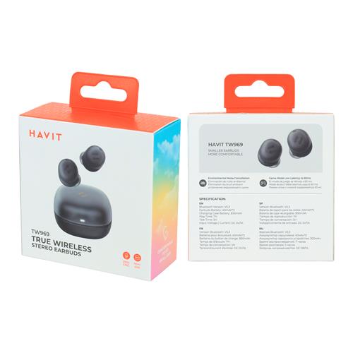 AUDIFONOS INALAMBRICOS TWS EARBUDS NEGRO