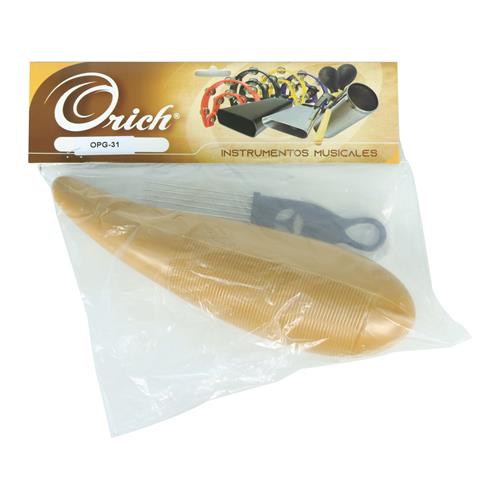 GUIRO PLASTICO 31CM CON RASPADOR