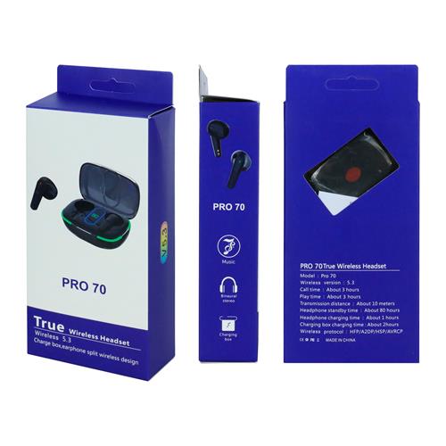 AUDIFONOS INALAMBRICO TWS EARBUDS NEGRO