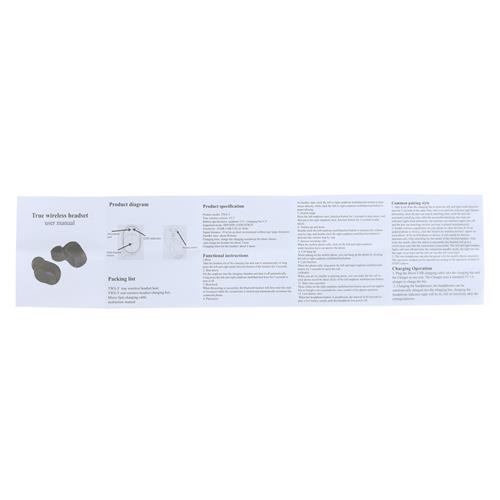 AUDIFONOS INALAMBRICO TWS EARBUDS NEGRO