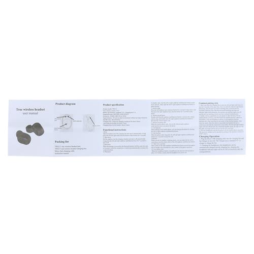 AUDIFONOS INALAMBRICO TWS EARBUDS BLANCO