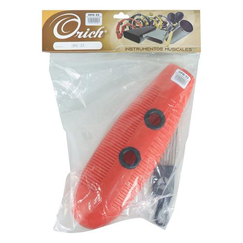 GUIRO PLASTICO 33CM CON RASPADOR