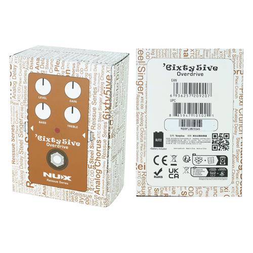 PEDAL DE EFECTO SIXTYFIVE OVERDRIVE