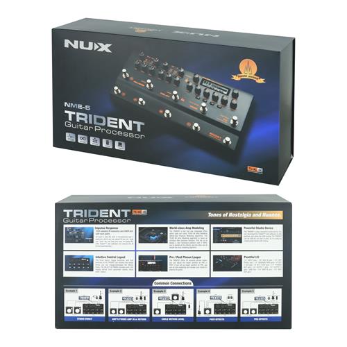 PEDAL MULTIEFECTO PROCESADOR PARA GUITARRA TRIDENT