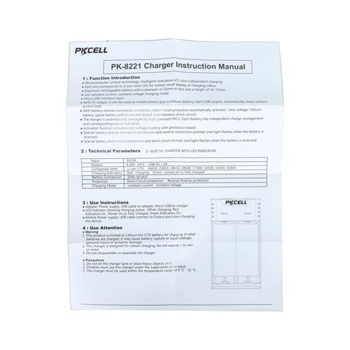 CARGADOR UNIVERSAL DE PILAS DE LITIO DOBLE