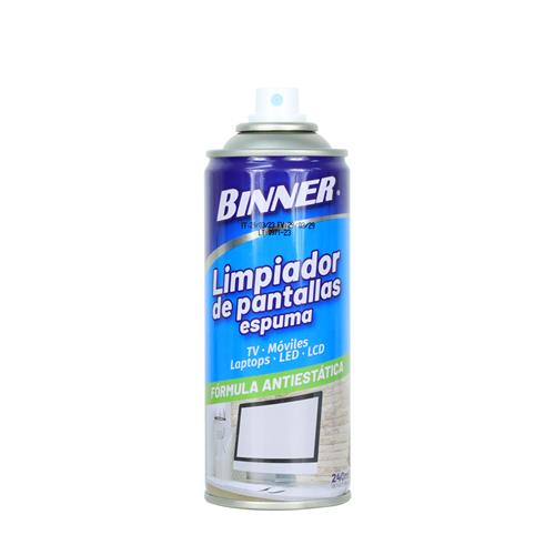 SPRAY ESPUMA LIMPIADORA D/PANTALLA LCD BINNER 240ML - DIST