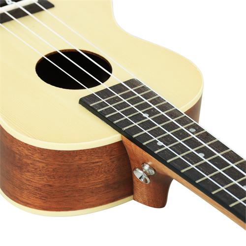 UKULELE CONCIERTO MADERA ABETO C/ESTUCHE