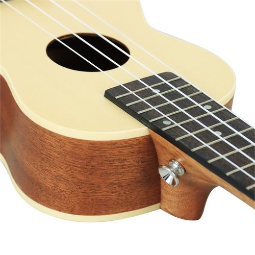 UKULELE SOPRANO MADERA ABETO C/ESTUCHE