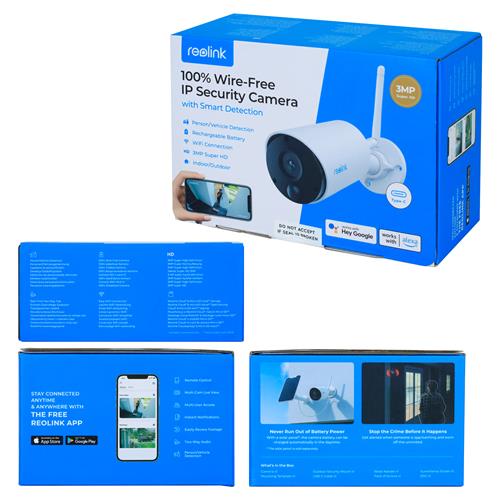 CAMARA IP WIFI EXTERIOR CON BATERIA FHD 1080P