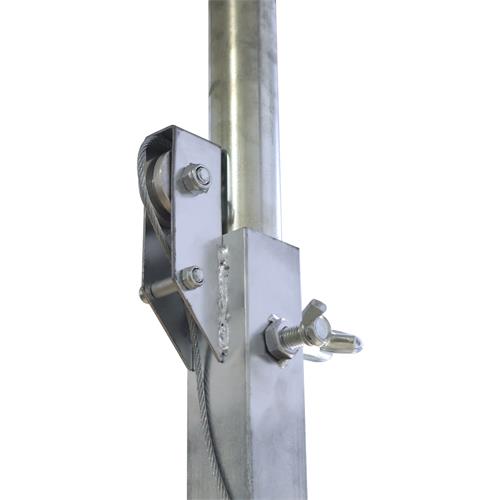 PEDESTAL PARA LUCES CON PALANCA 2 SERVICIOS 4M
