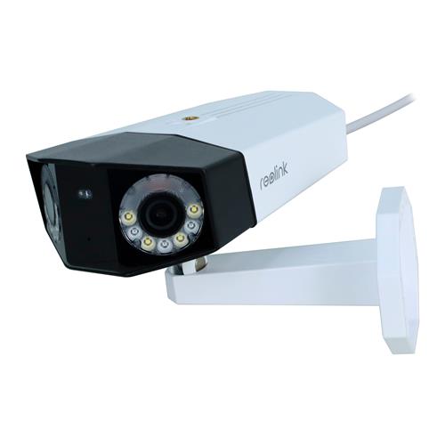 CAMARA IP DOBLE LENTE PANORAMICA 180 POE/IR/IP66 UHD 8MP/4K