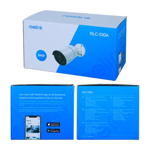 CAMARA IP TIPO TUBO POE/IR/IP67 FHD 5MP