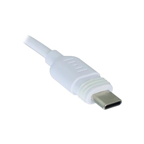 PANEL SOLAR 6W CON CABLE BLANCO