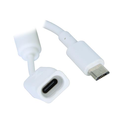 PANEL SOLAR 6W CON CABLE BLANCO