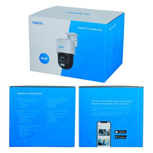 CAMARA IP PTZ DOBLE LENTE 355 POE/IR/IP65 UHD 8MP/4K