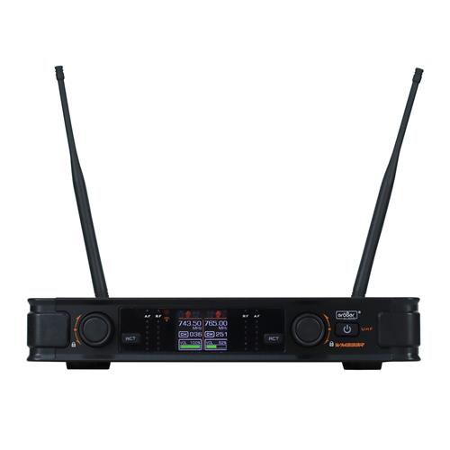 MICROFONO INALAMBRICO DOBLE UHF CON BATERIA RECARGABLE