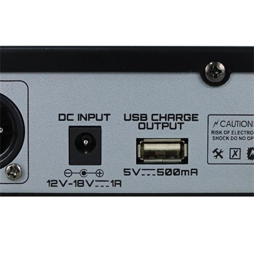 MICROFONO INALAMBRICO DOBLE UHF CON BATERIA RECARGABLE