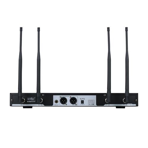 MICROFONO INAL. DOBLE UHF CON EFECTOS PARA RACK
