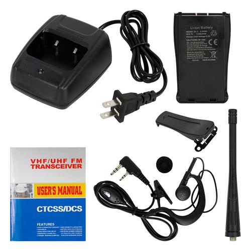 RADIO WALKIE-TALKIE VHF/UHF 5W