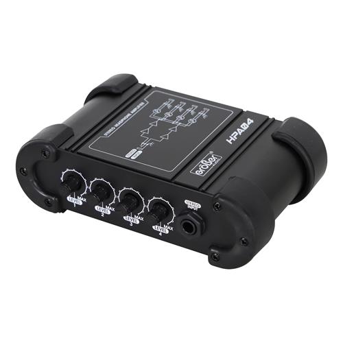 AMPLIFICADOR DE AUDIFONOS 4 CANALES