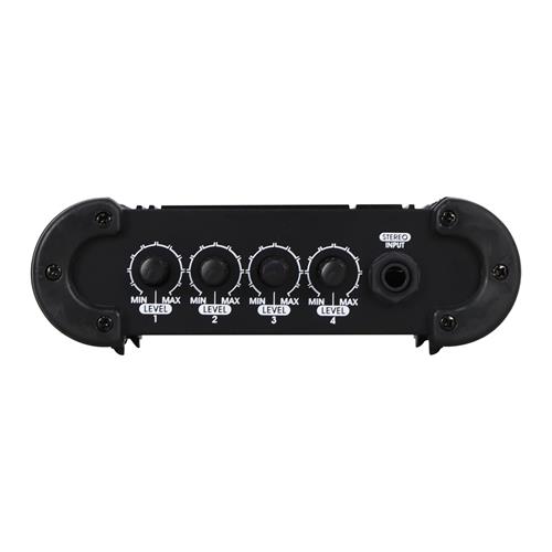 AMPLIFICADOR DE AUDIFONOS 4 CANALES