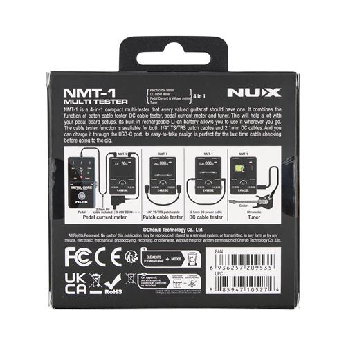 MULTI-TESTER AFINADOR PARA GUITARRA Y PEDALES