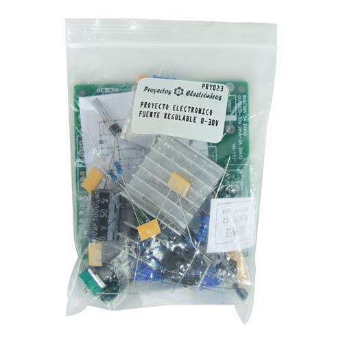 PROYECTO FUENTE REGULABLE 0-30V/2MA-3A - CLA