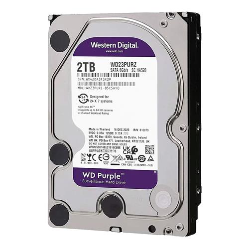 DISCO DURO INTERNO HDD 2TB 3.5 SATA WD PURPLE - CLA