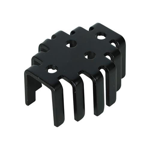 DISIPADOR DE CALOR ALUMINIO TO3 NEGRO - CLA